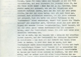 DIE BLECHTROMMEL // Korrespondenz / Brief an Günter Grass 1
