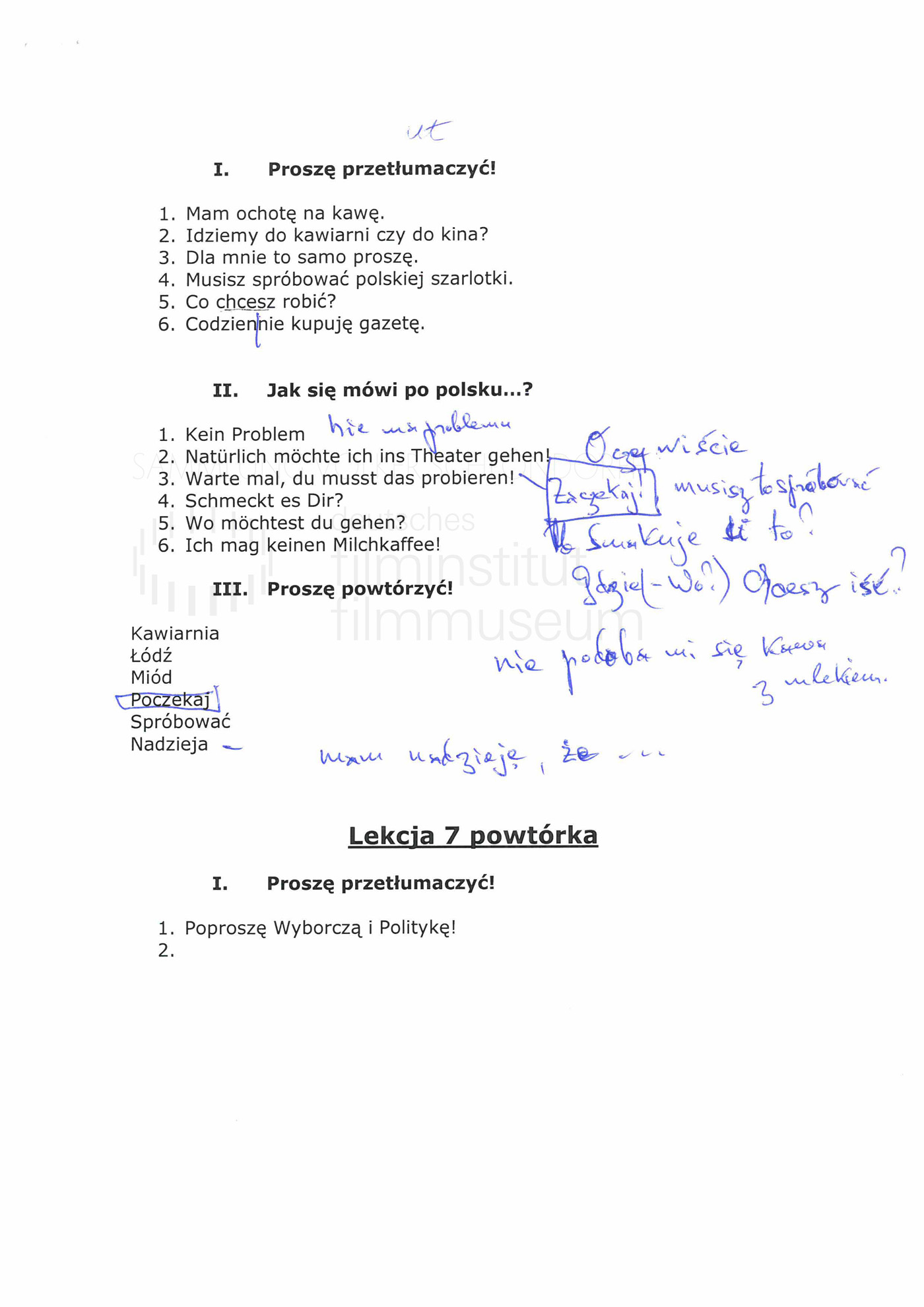 STRAJK // Vorbereitungsmaterial / Polnischunterricht, 29