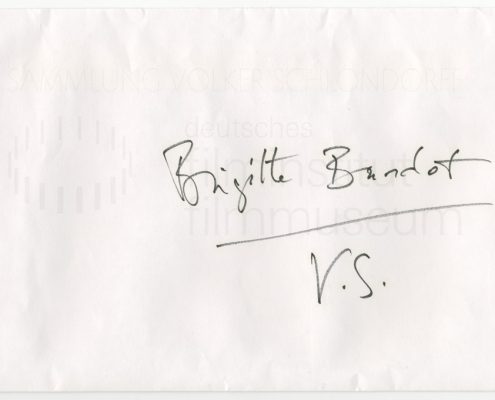 VIVA MARIA! // Korrespondenz / Brigitte Bardot, 2